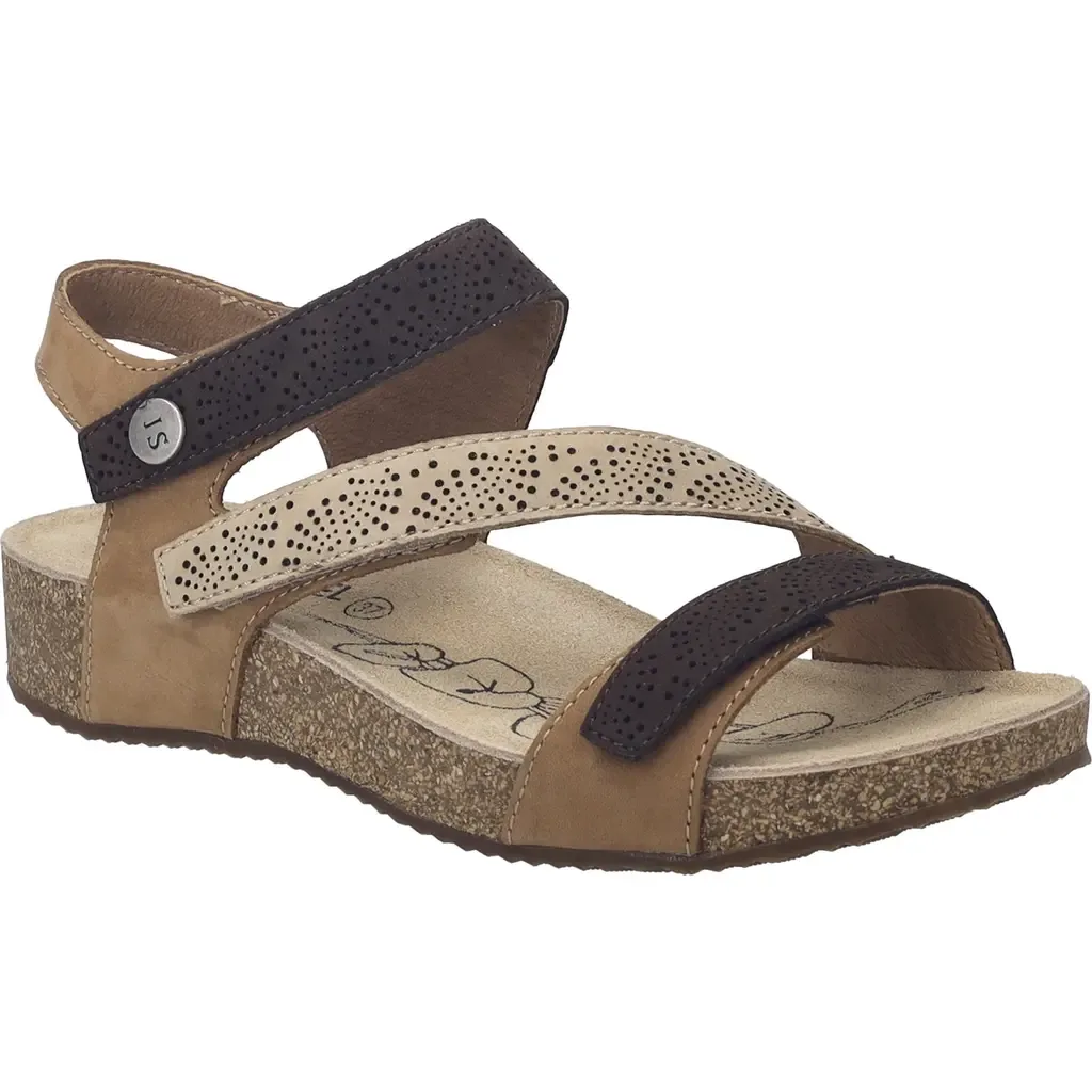Tonga 73 Ankle Strap Platform Wedge Sandal by Josef Seibel