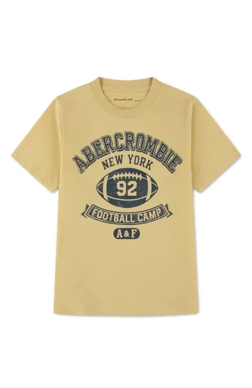 AFB Football Camp Cotton Graphic T-Shirt by abercrombie kids