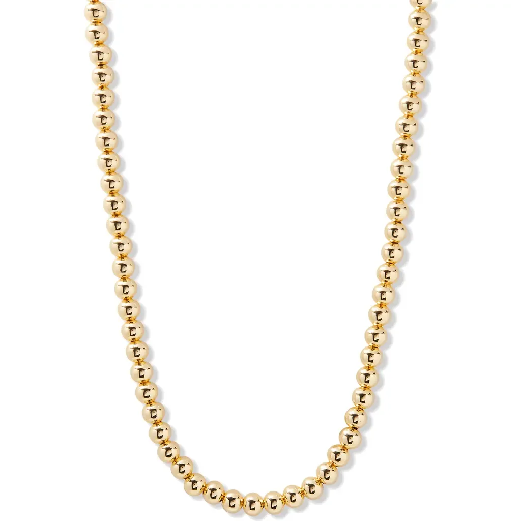 Makenna Beaded Ball Chain Necklace by Brook and York