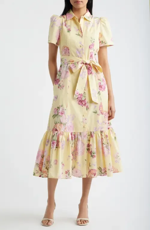 Floral Shirtdress by Anne Klein