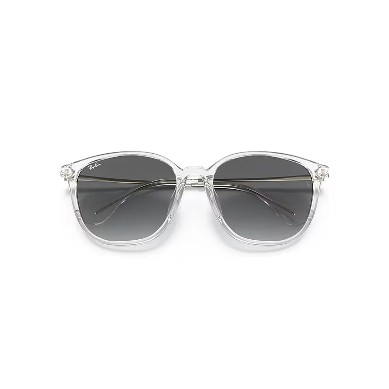 Rb4348d Sunglasses Gold Frame Grey Lenses 57-18 by Ray-Ban