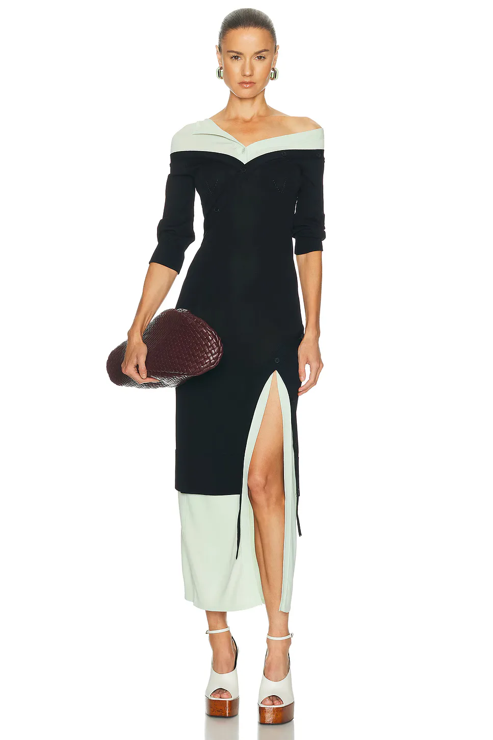 Asymmetric Midi Dress by Attico