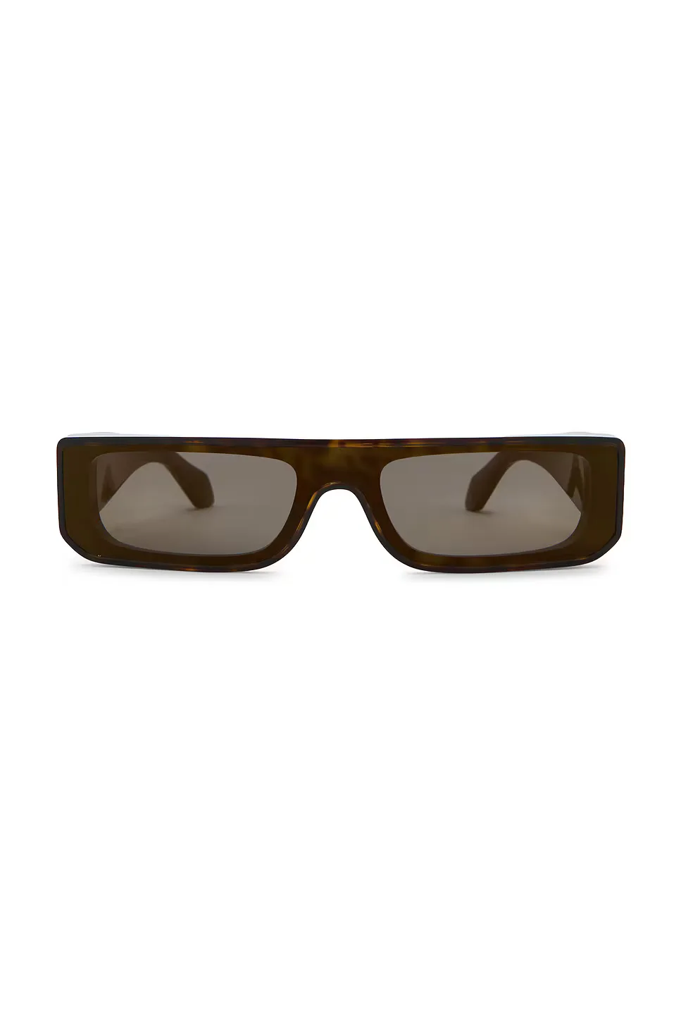 Lettering Logo Flat Top Sunglasses