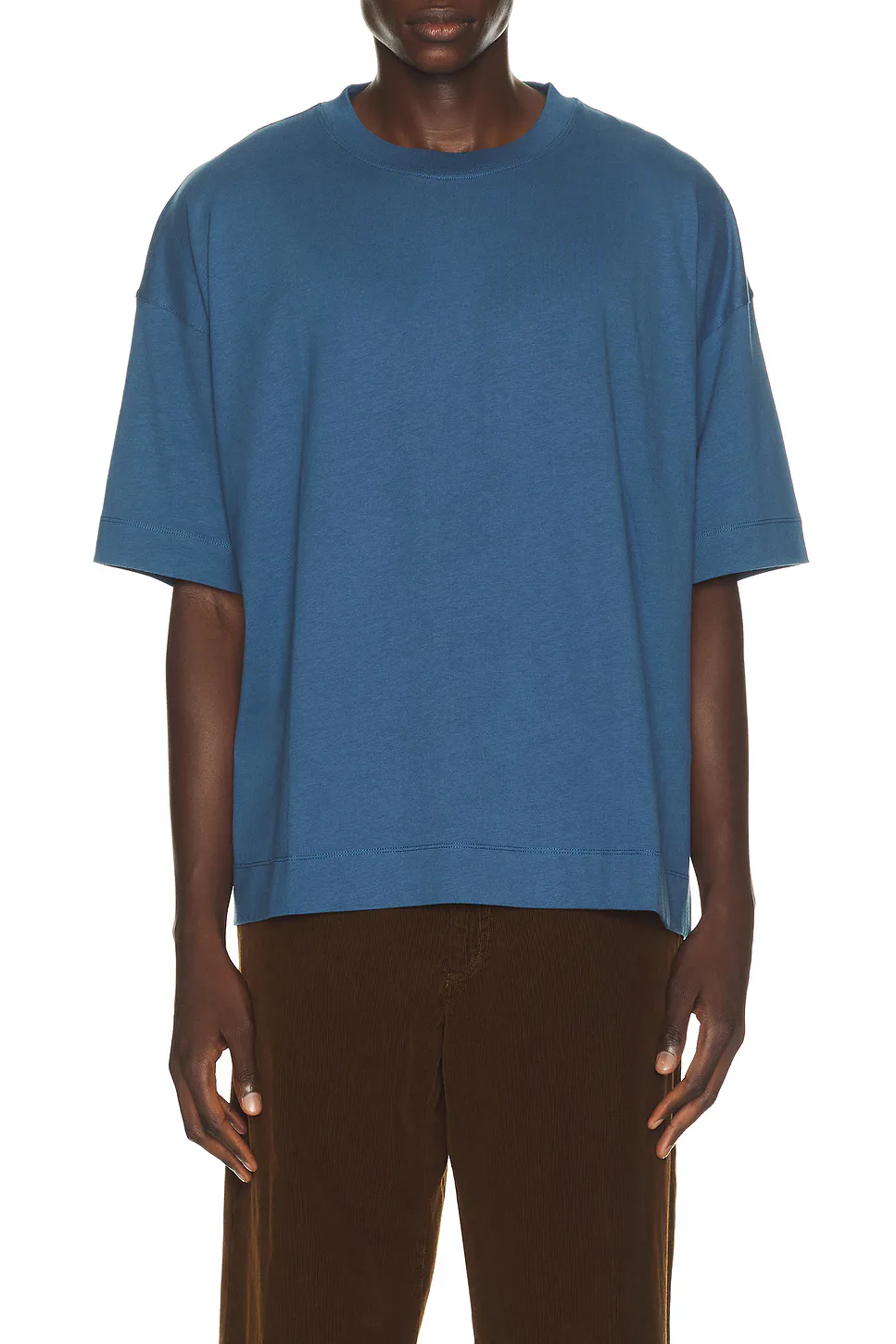 Heno Short Sleeve Tee Shirt - Steel by Dries Van Noten