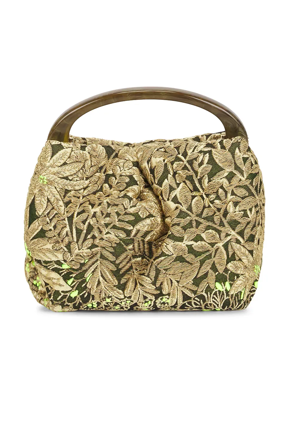 Small Resin Handle Fold and Crossbody Bag by Dries Van Noten