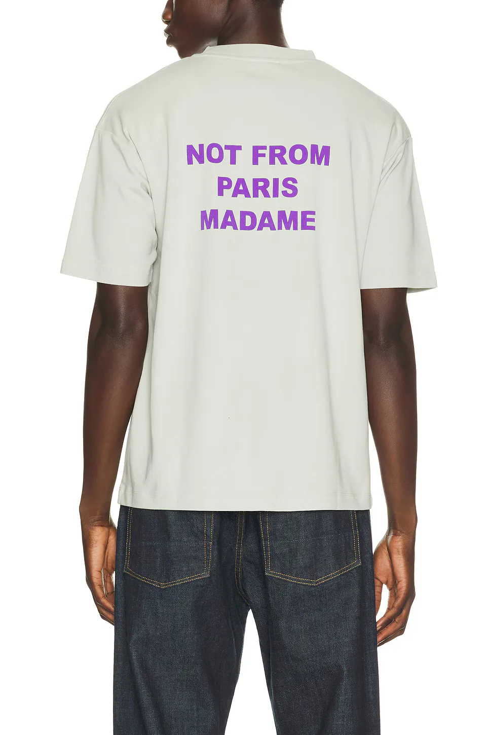 Bold Slogan Tee Shirt by Drle De Monsieur