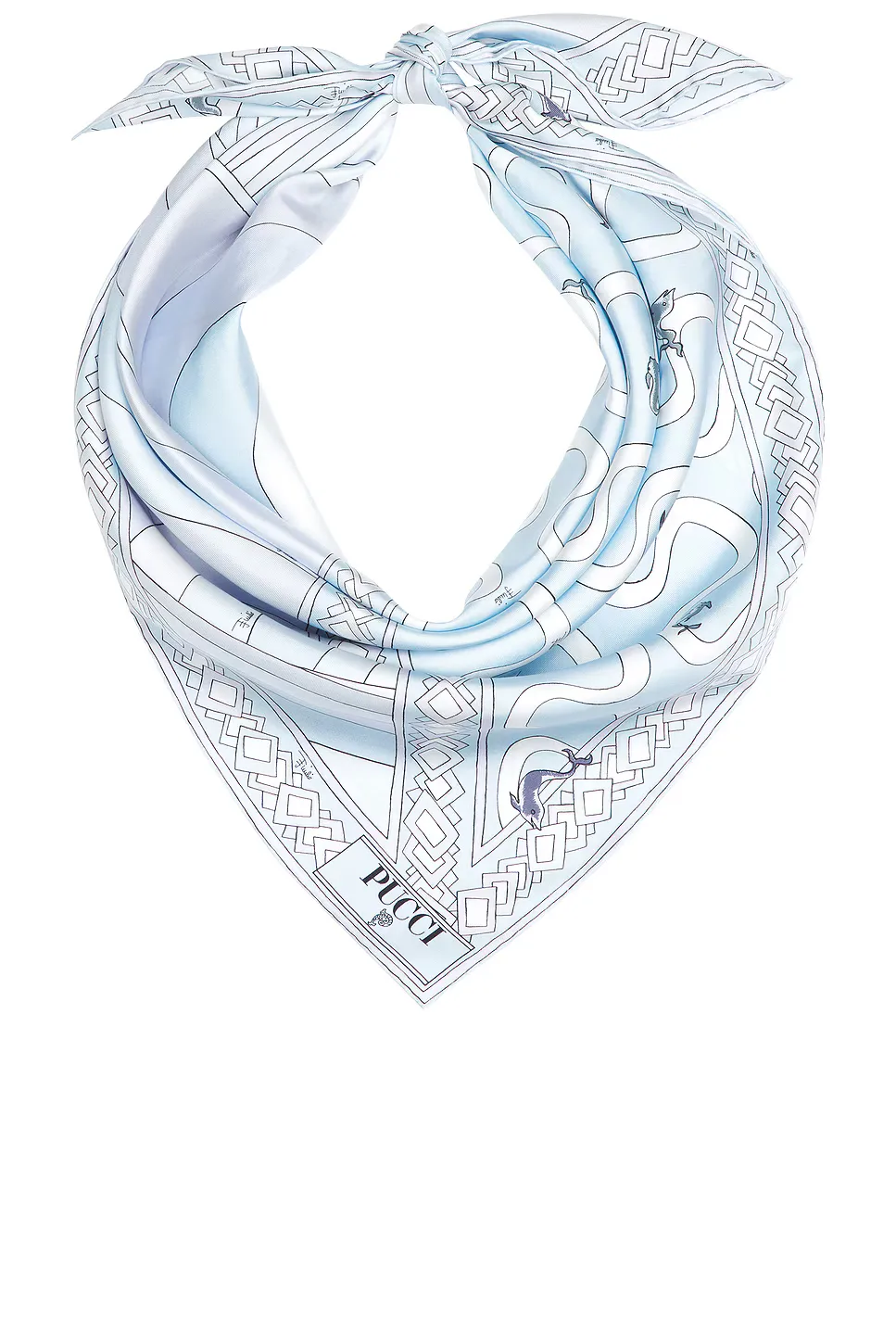 Silk Twill Scarf by Pucci
