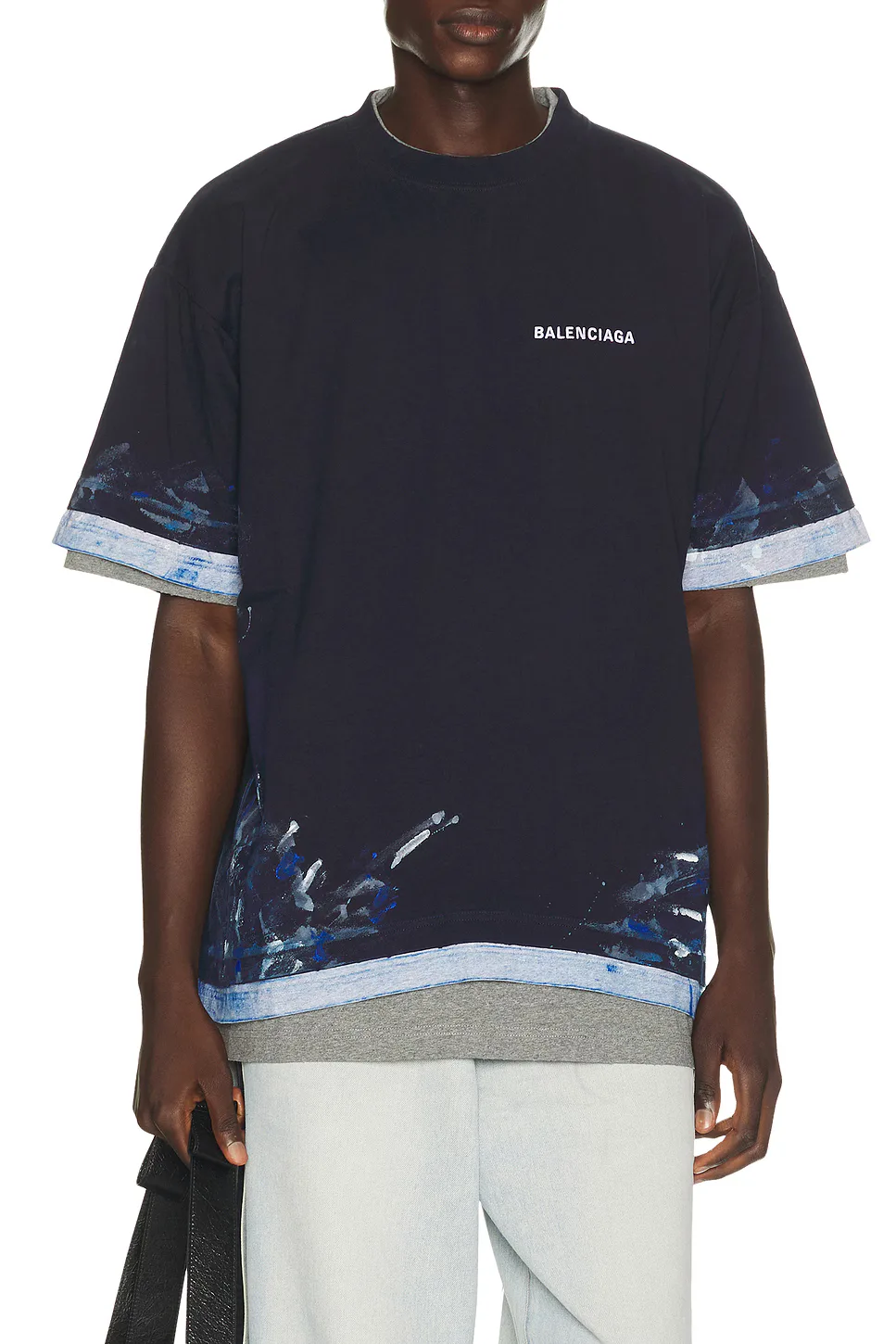 Layered Tee Shirt by Balenciaga