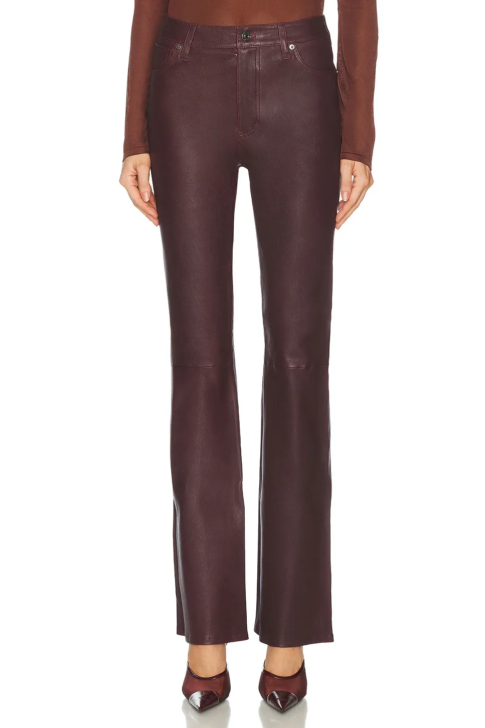 The Leather Reboot Pant by FRAME