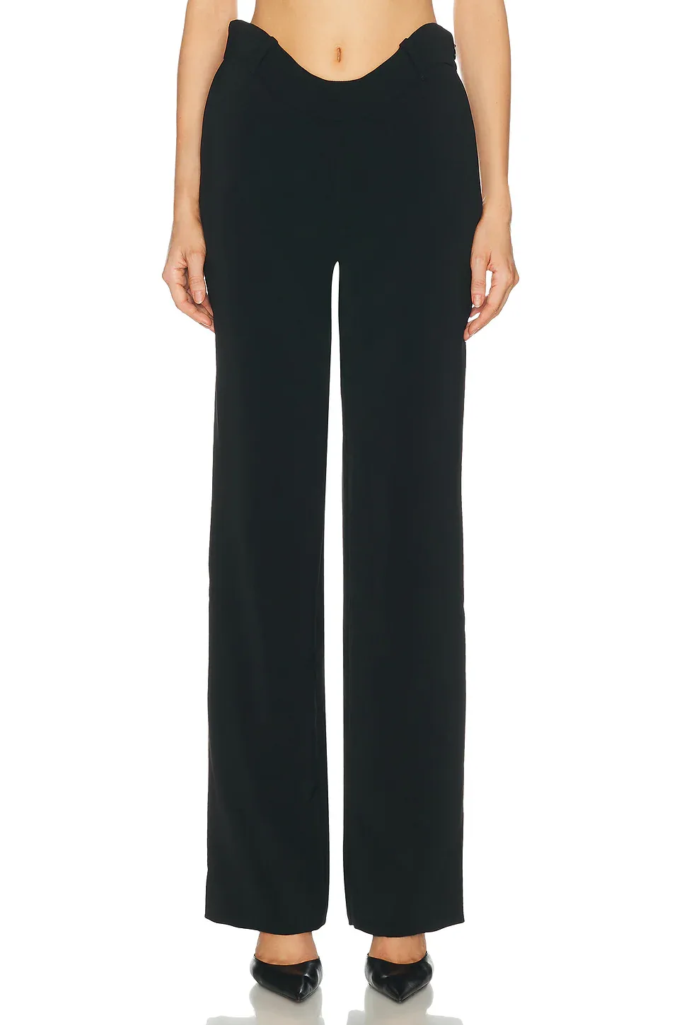 Wavy Waistband Tailoring Trouser by Jean Paul Gaultier