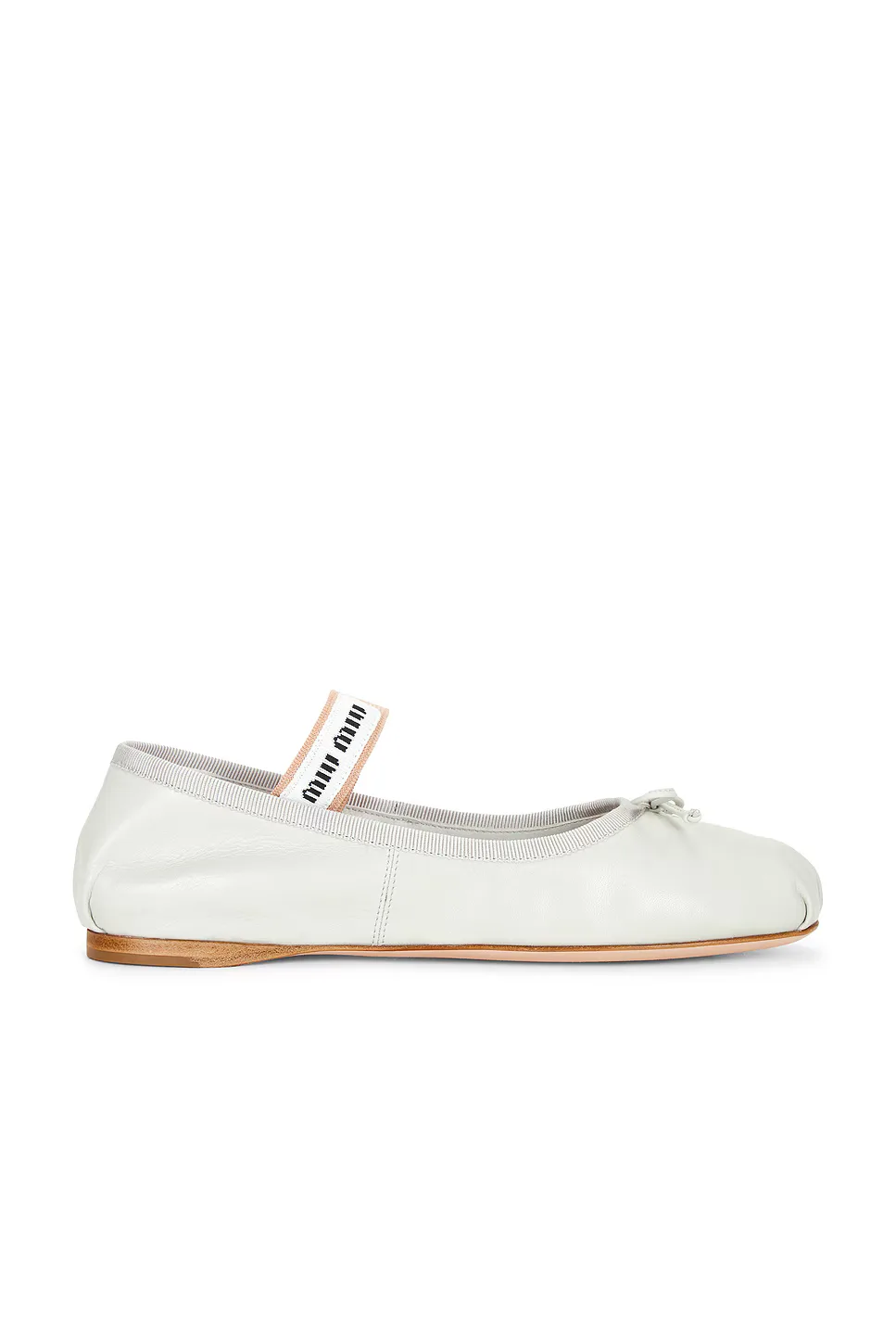 Capretto Ballerine Flat by Miu Miu