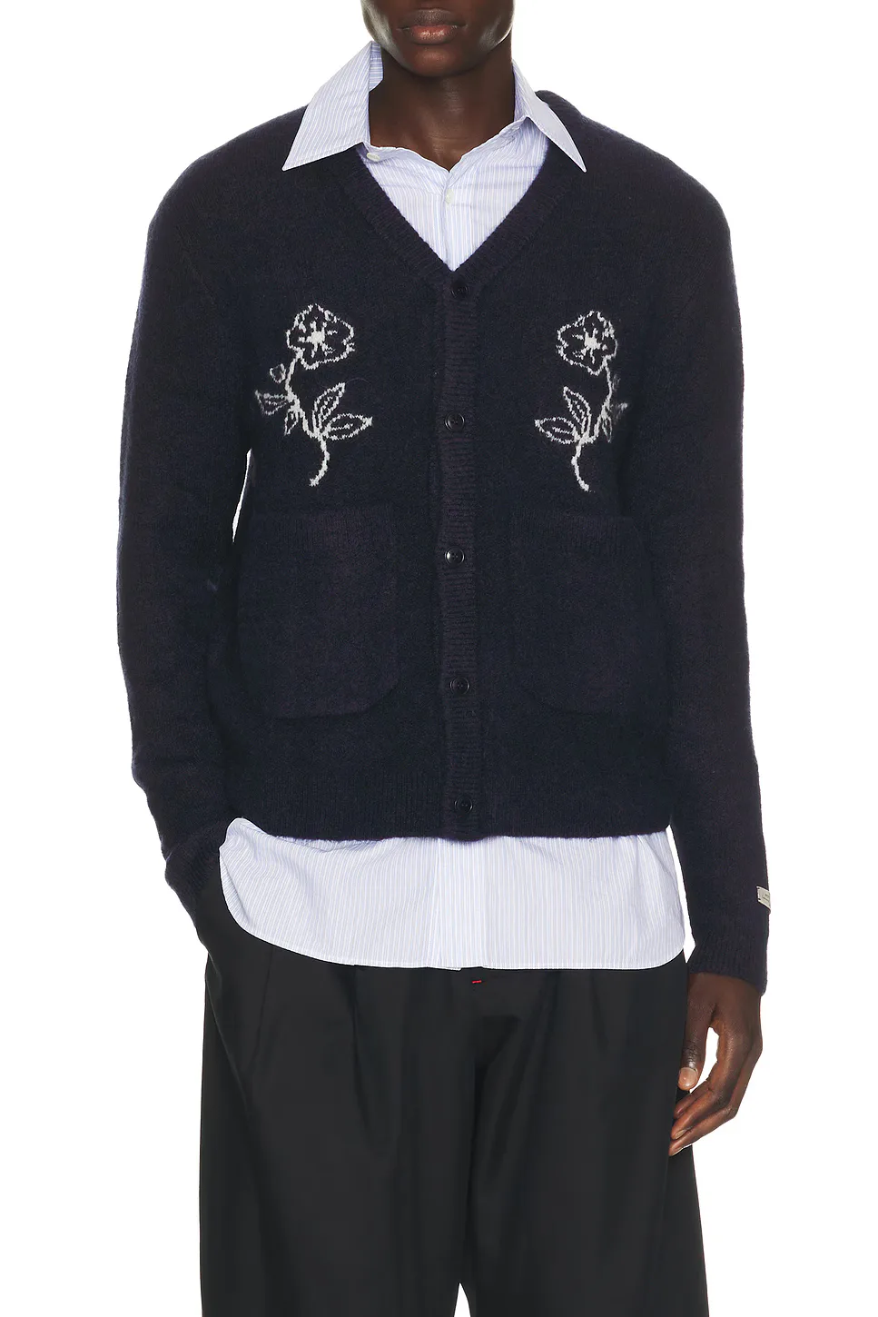 Gibson Jacquard Cardigan by Percival