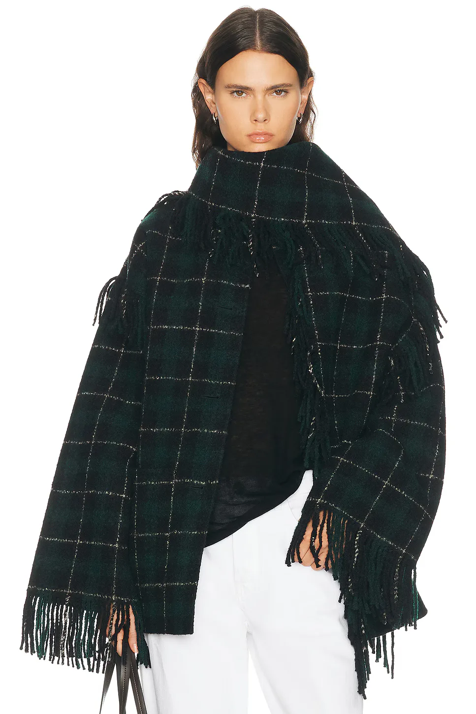 Fringed Scarf Jacket by Totême