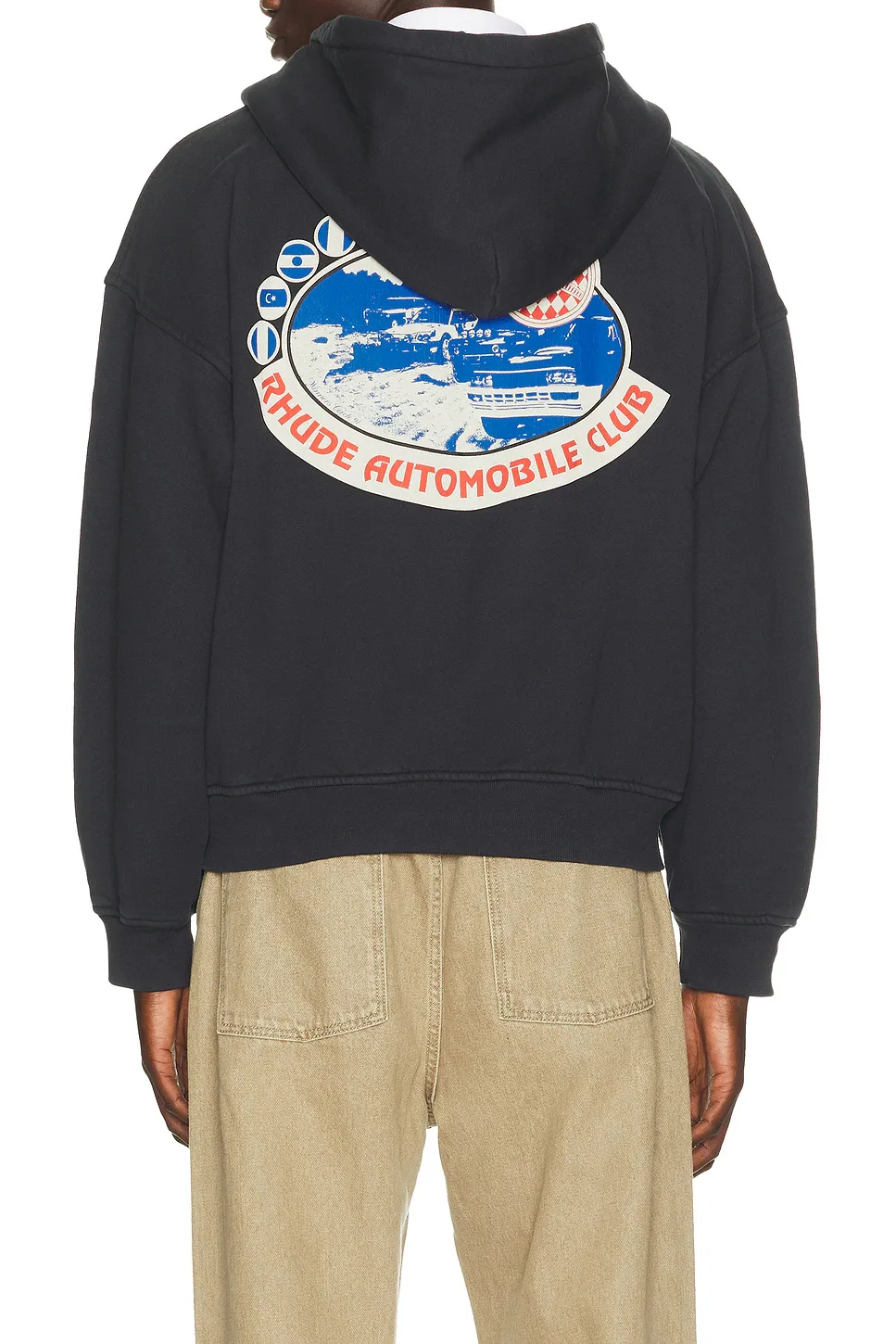 Automobile Club Zip-Up Hoodie by Rhude
