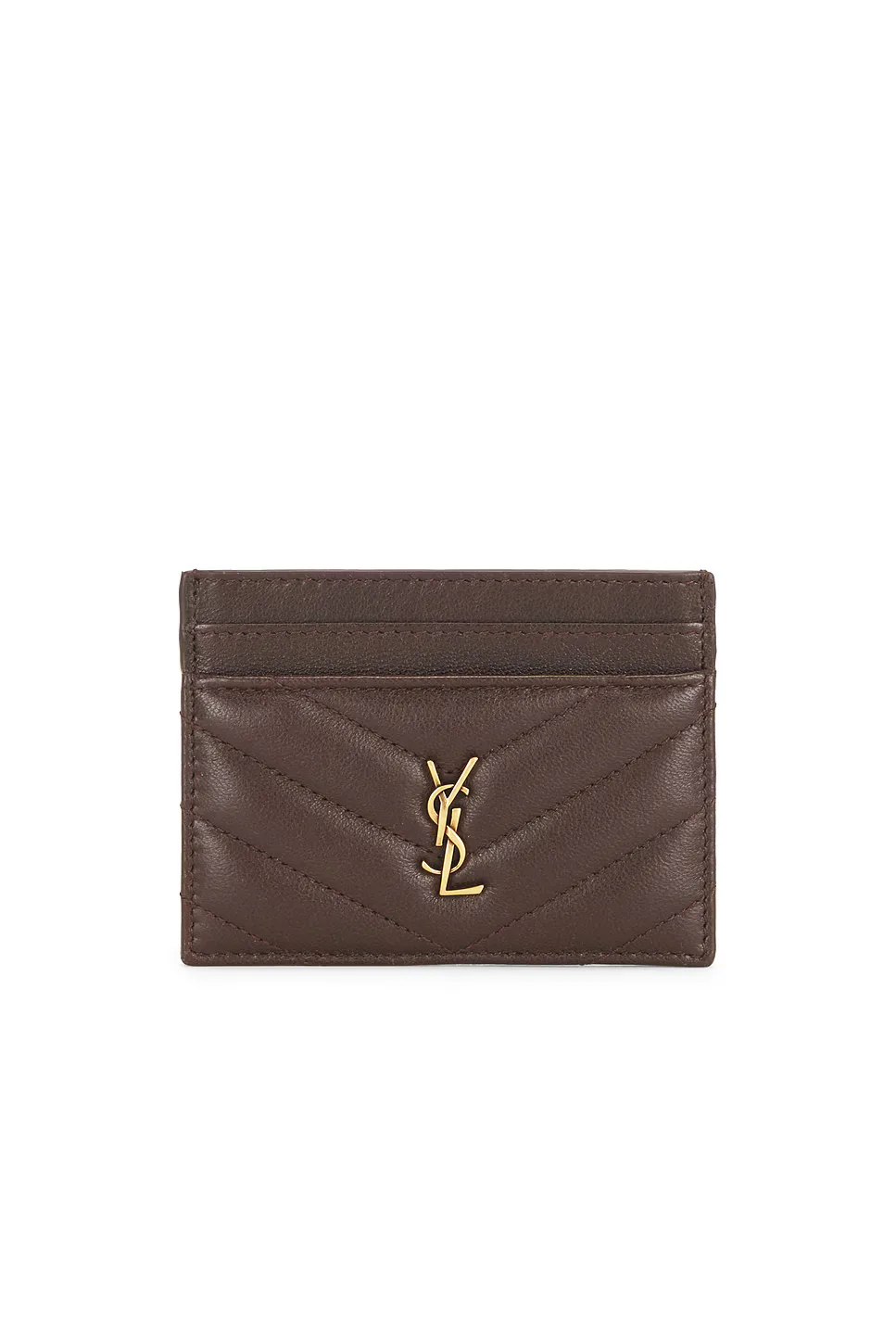 Cassandre Matelasse Card Case by Saint Laurent