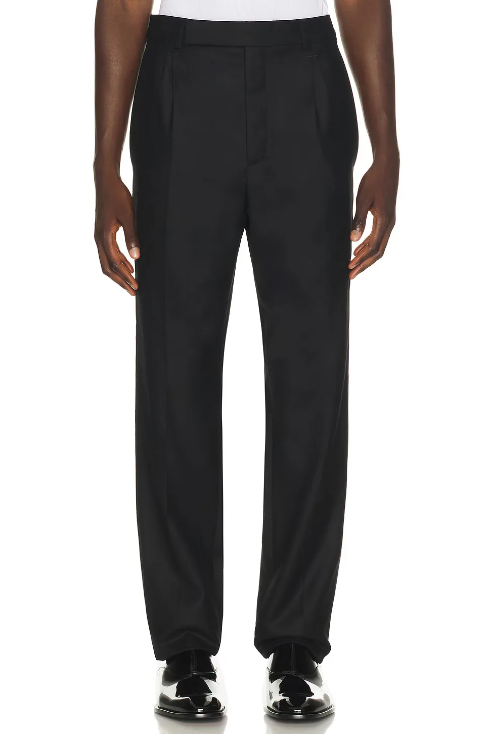 Tapered Tailored Trousers by Saint Laurent