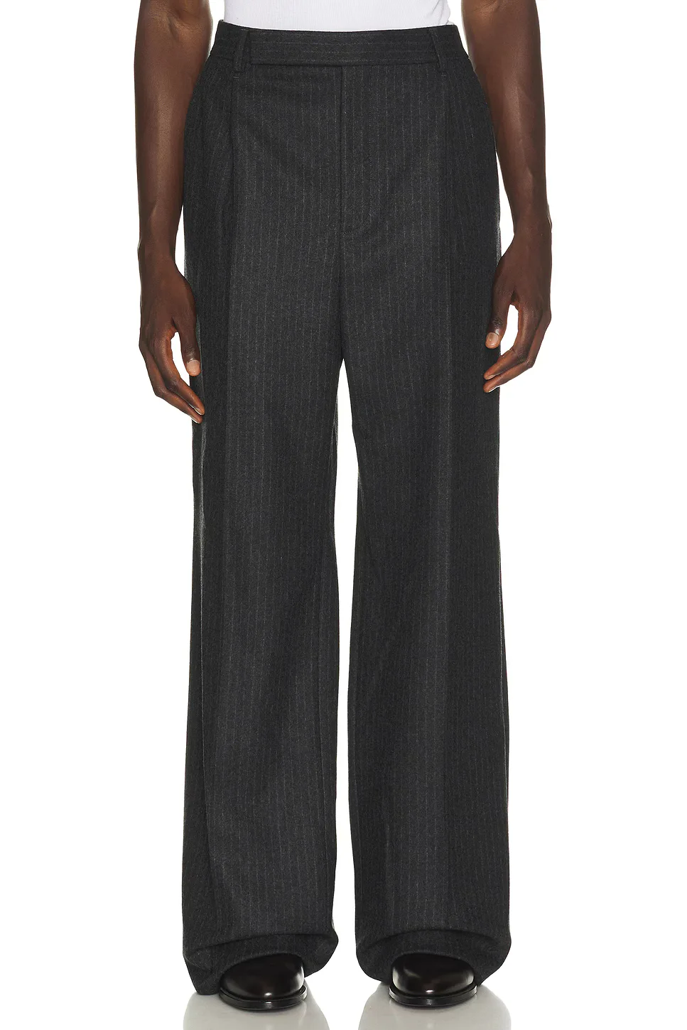 Straight Leg Tailored Trousers by Saint Laurent