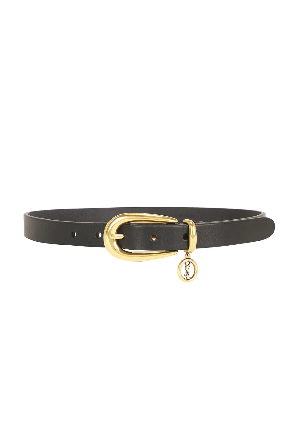 Fine Ceinture Boucle Allongee Charm Belt by Saint Laurent