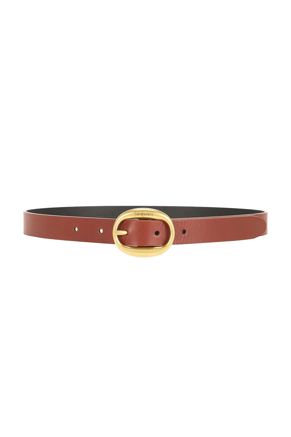 Fine Ceinture Boucle Ovale Belt