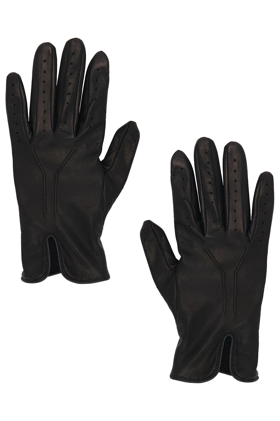 Silk Lined Slit Gloves by Saint Laurent