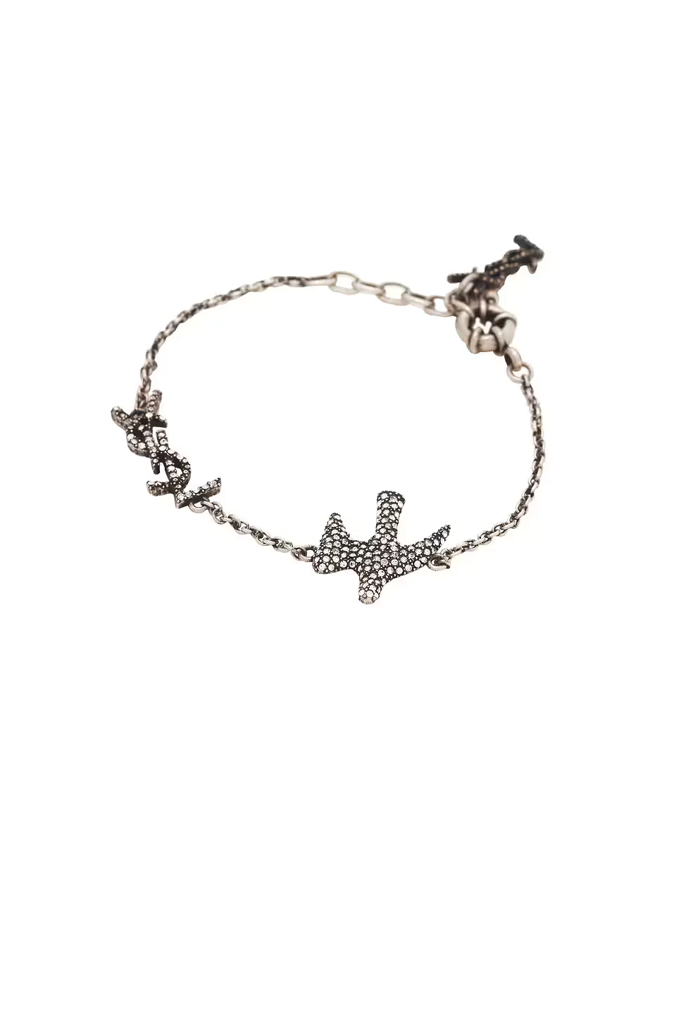 Thin YSL & Dove Bracelet