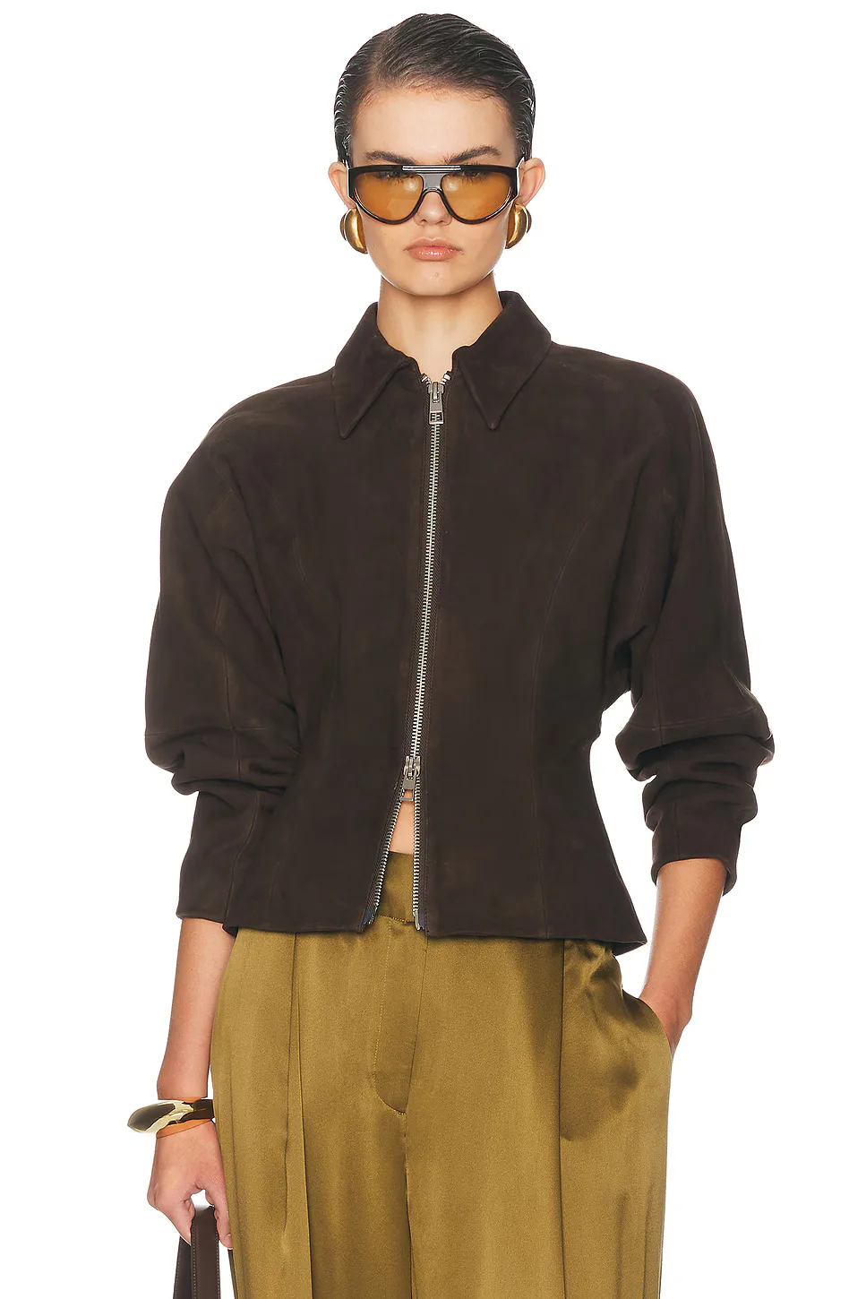 Fitted Leather Jacket by The Sei