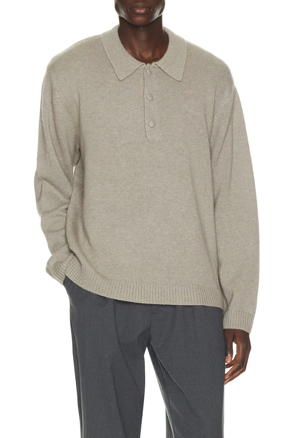 Paxton Cashmere Knit Polo by Won Hundred