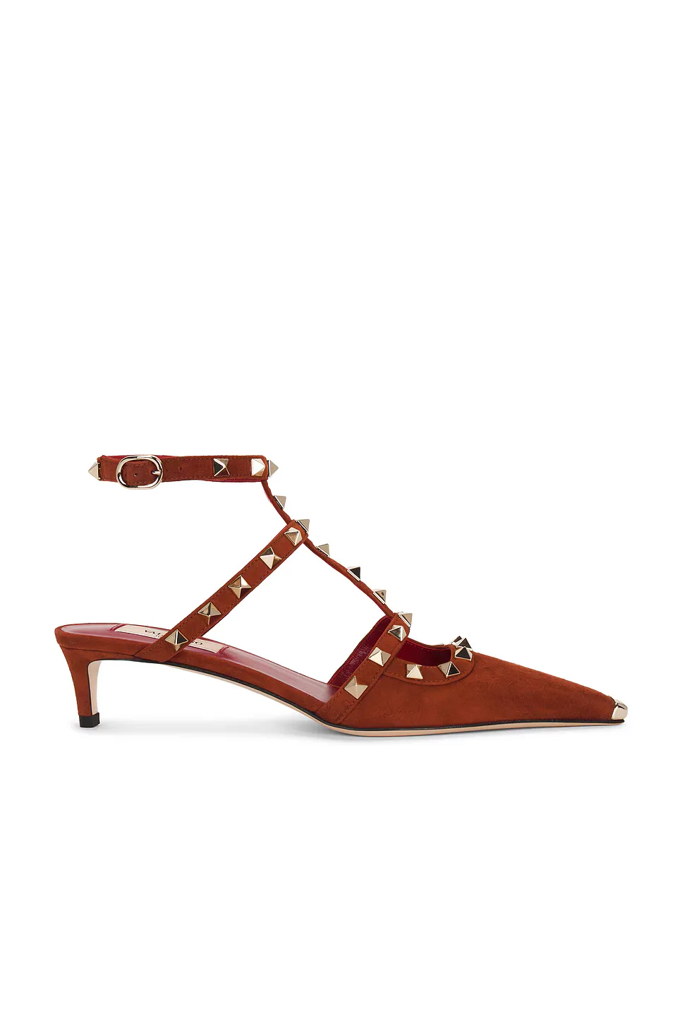 Rockstud Ankle Strap Kitten Heel by Valentino Garavani