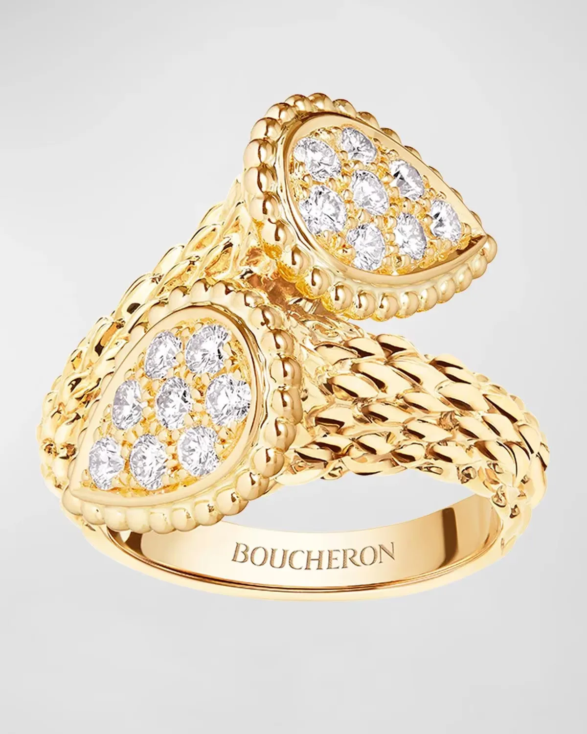 Serpent Bohme Toi Et Moi Ring, S Motif by Boucheron