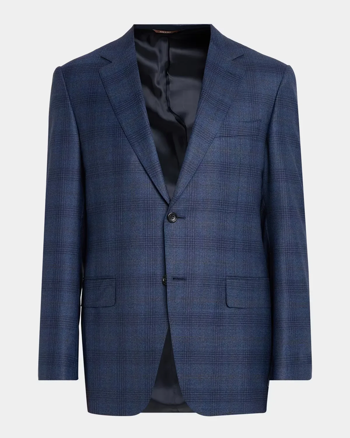 Plaid Wool Blazer