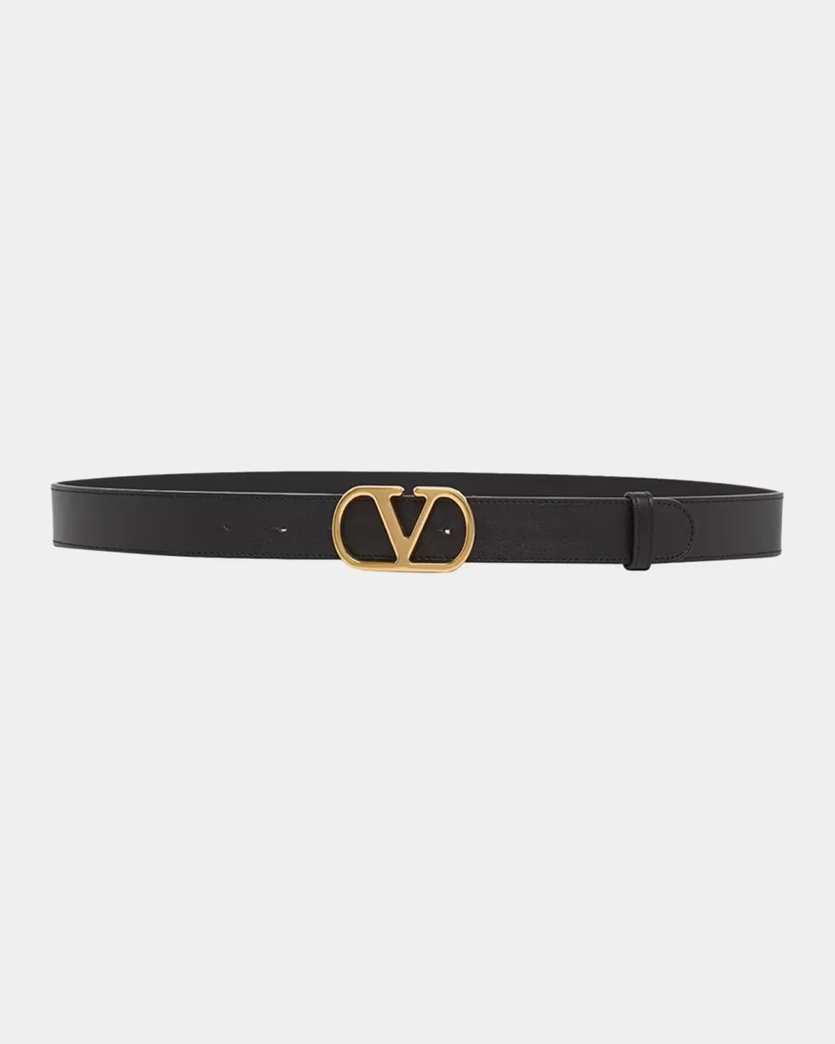 VLogo Signature Cut-to-Size Leather Belt, 30MM