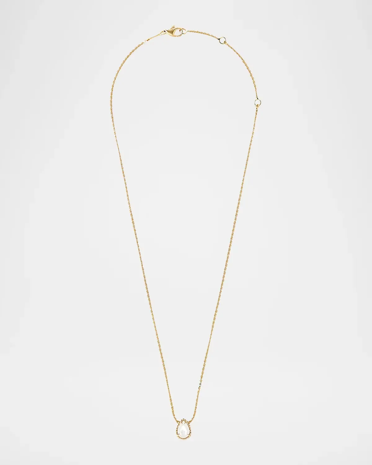 Serpent Boheme 18K Yellow Gold Mother-Of-Pearl and Diamond Extra Small Pendant Necklace