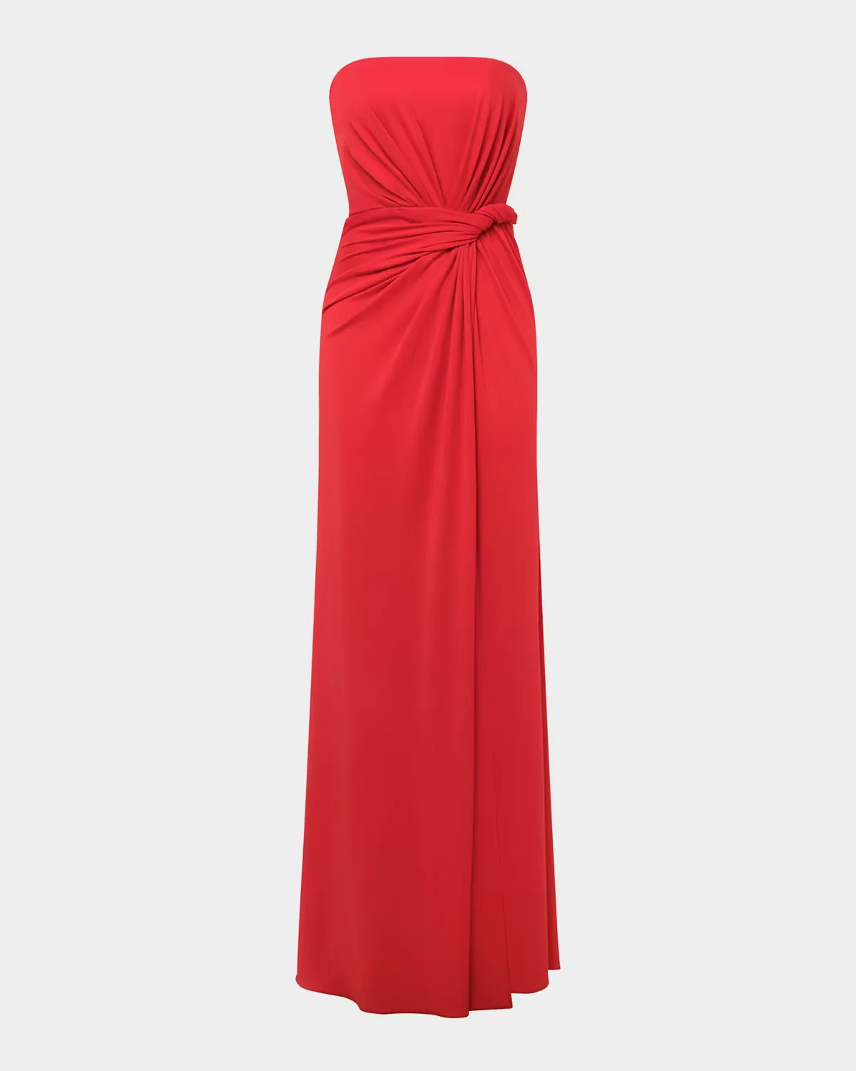 Stella Strapless Side-Twist Column Gown