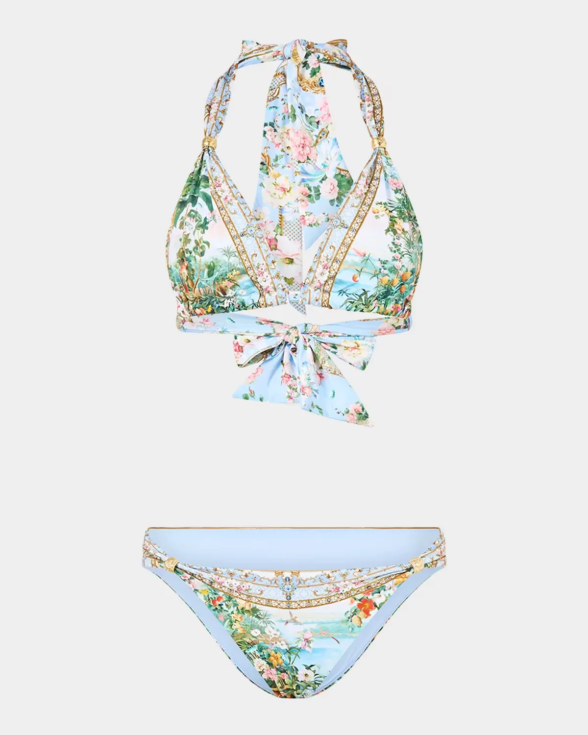 Society Soft Thick Tie Two-Piece Swimsuit by Camilla