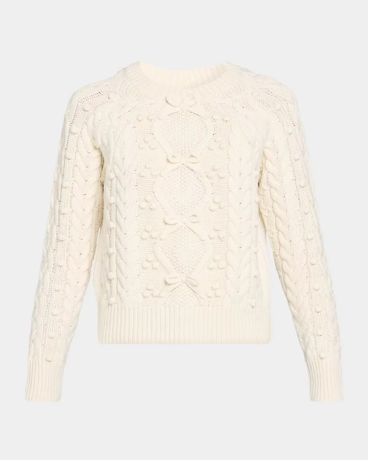 Mavelle Wool-Blend Sweater by LoveShackFancy