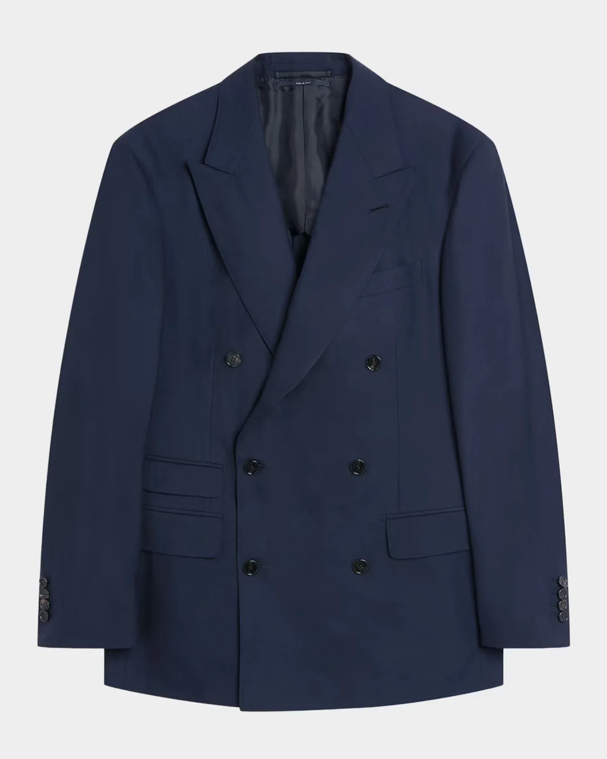 Wool Super 150s Cashmere Flannel Jacket