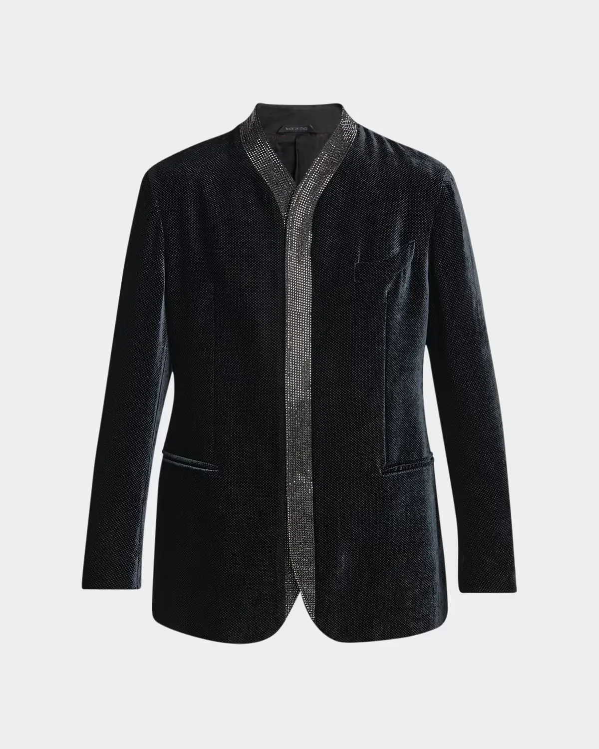 Crystal-Trim Jacket by Armani
