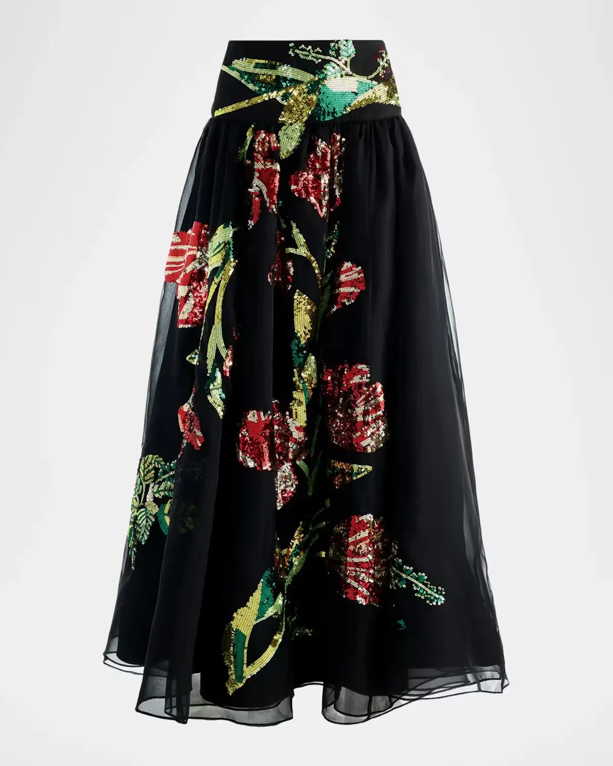 Oriana Embellished Maxi Skirt by Alice + Olivia