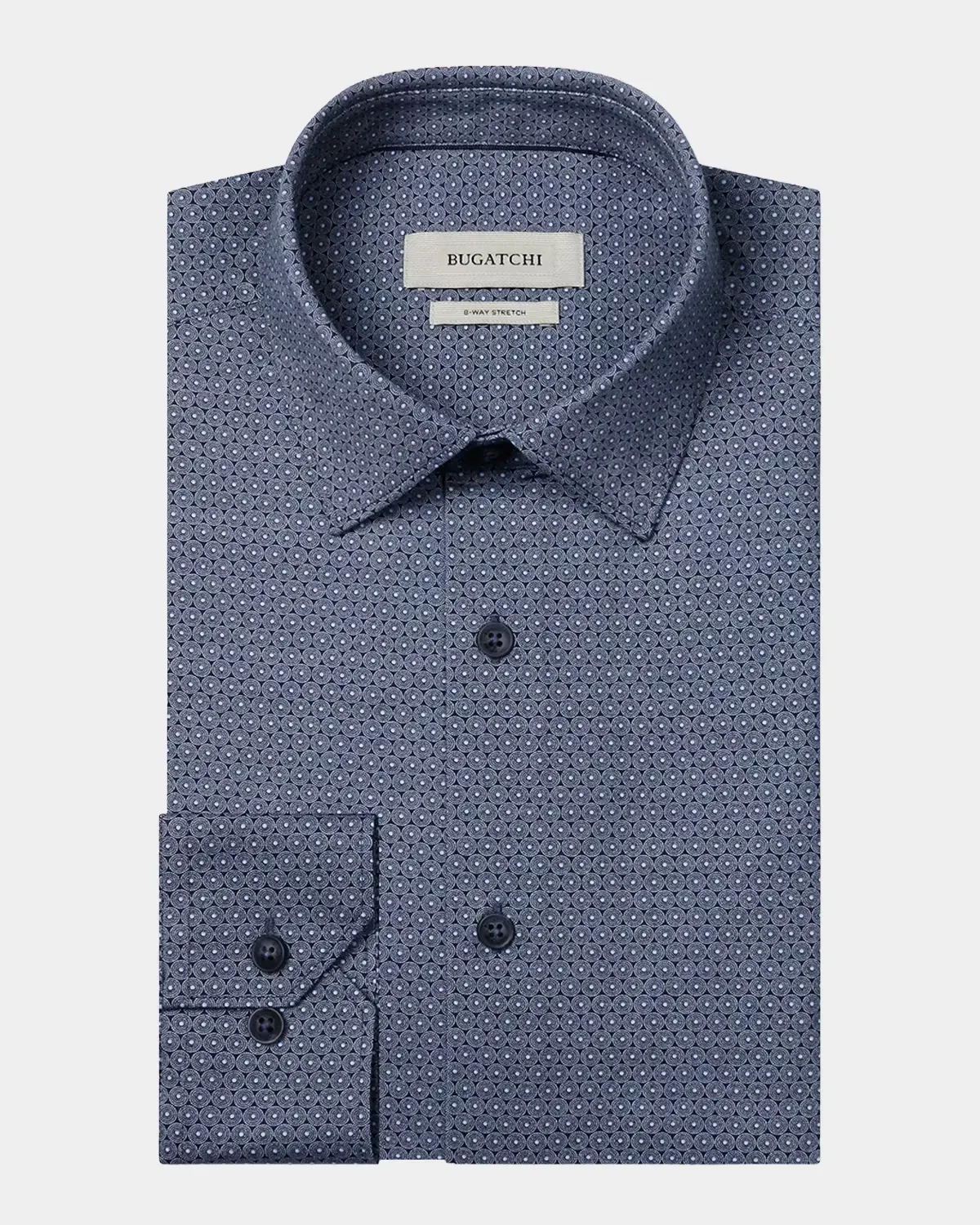 James Printed Cotton Shirt by BUGATCHI