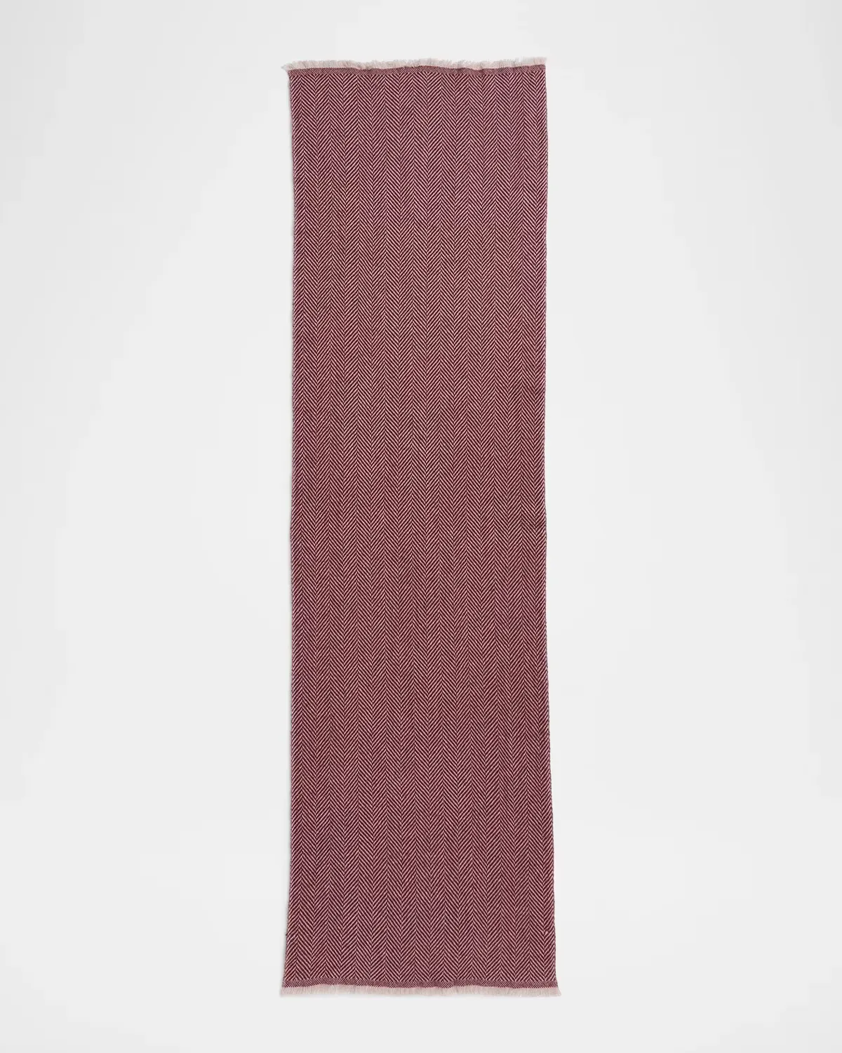 Cashmere Herringbone Scarf by Brunello Cucinelli