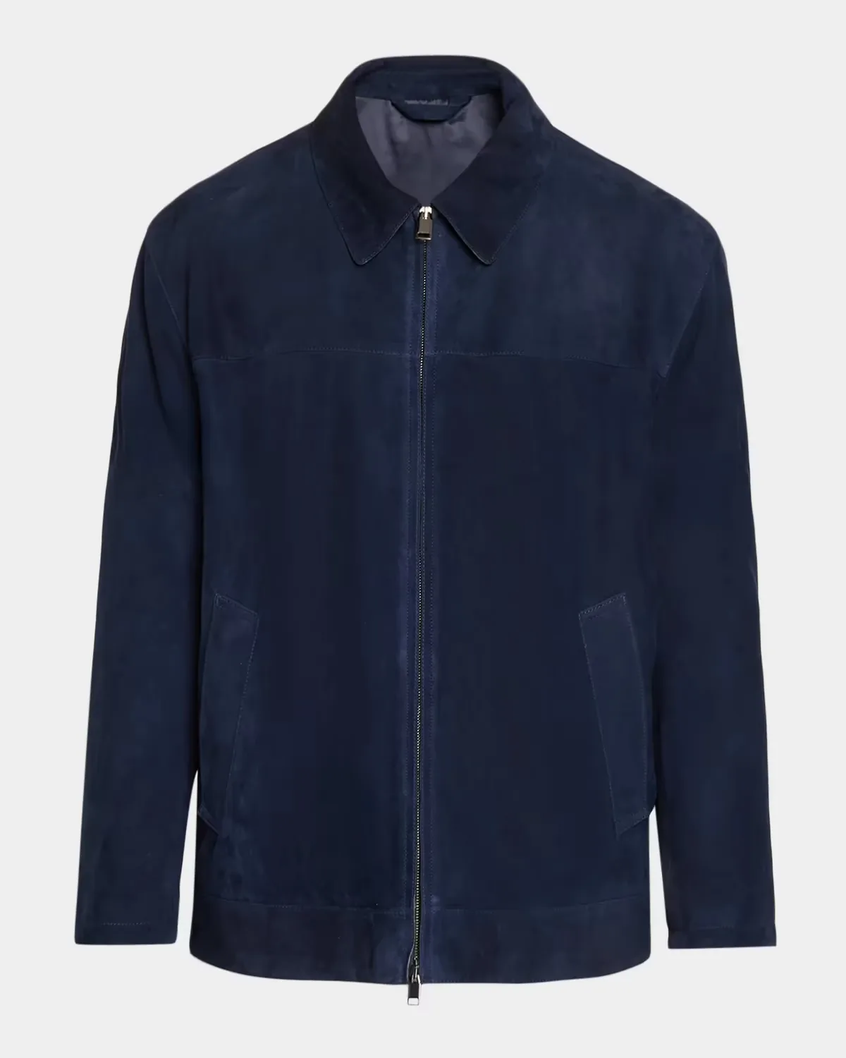 Suede Zip-Up Jacket by Brioni