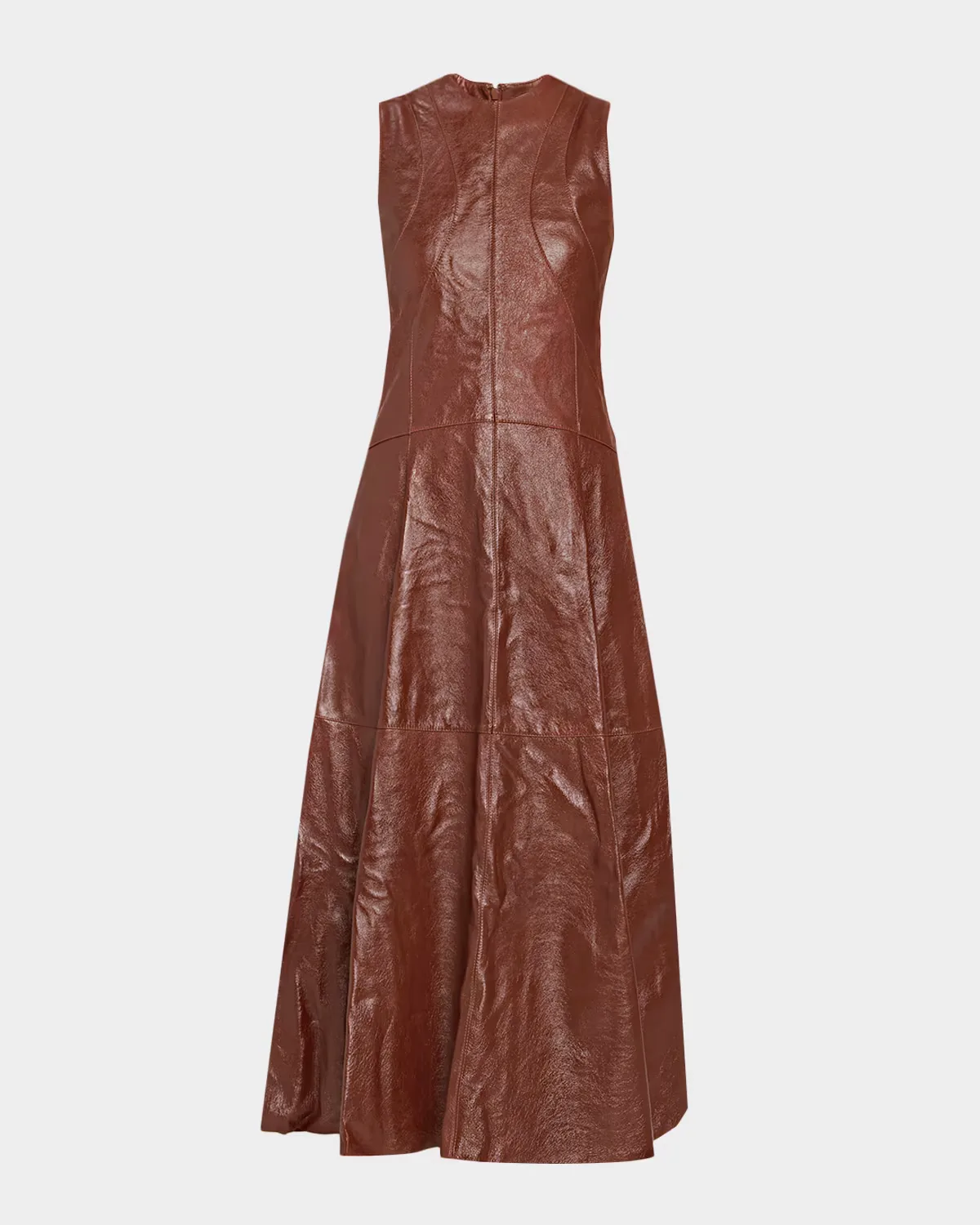 Juliette Leather Midi Dress by Ulla Johnson