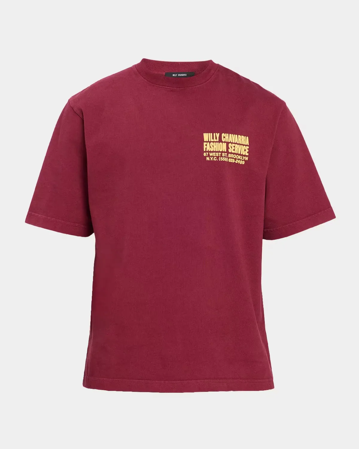 Logo Cotton T-Shirt by Willy Chavarria