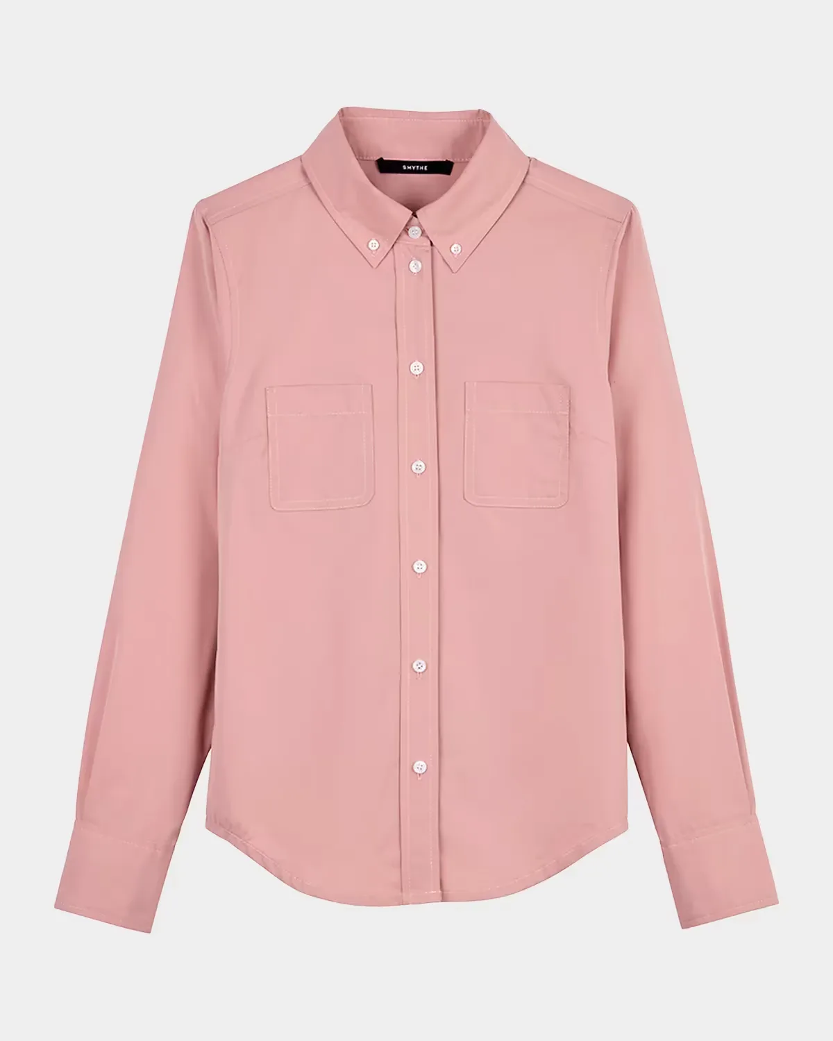 Stretch Cotton Poplin Button-Down Shirt by Smythe