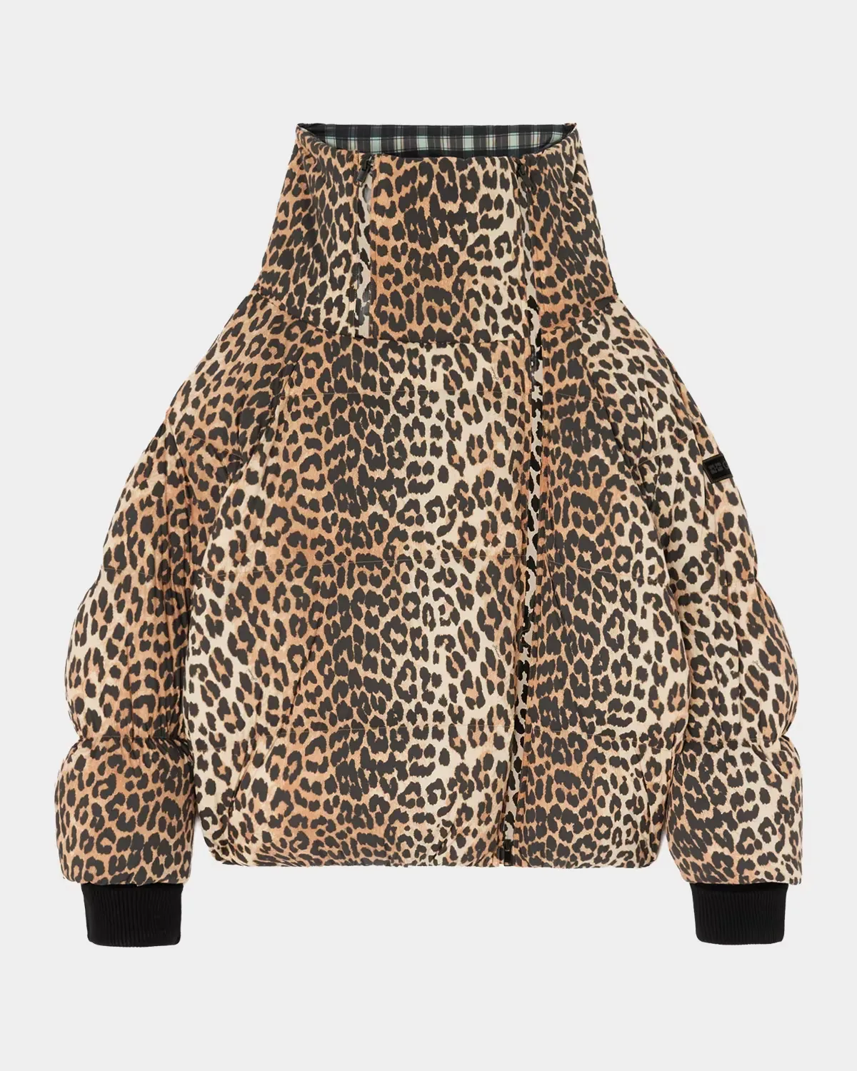 Future Leopard-Printed Puffer Jacket by GANNI