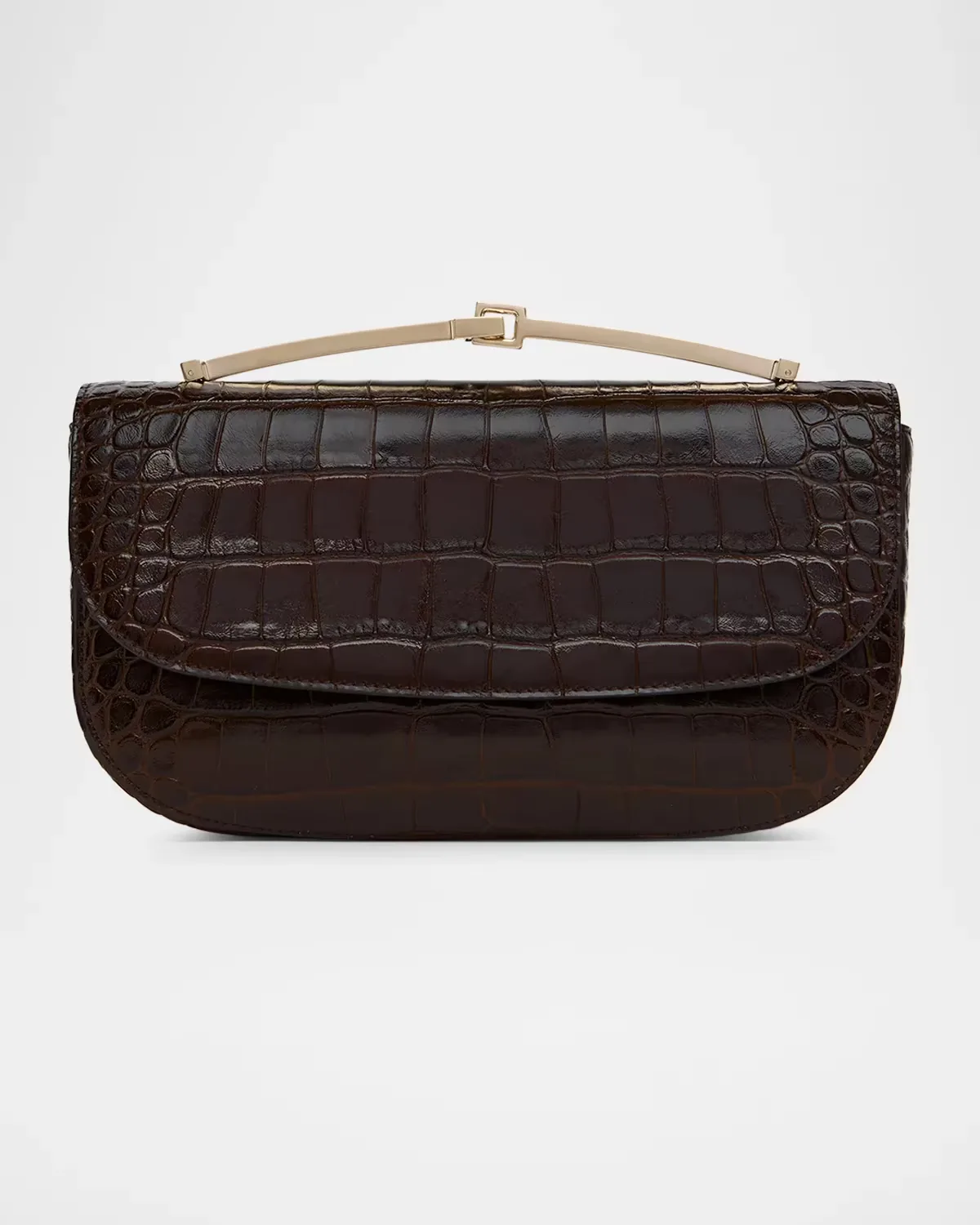Arc Mini Croc-Embossed Leather Crossbody Bag by Tom Ford