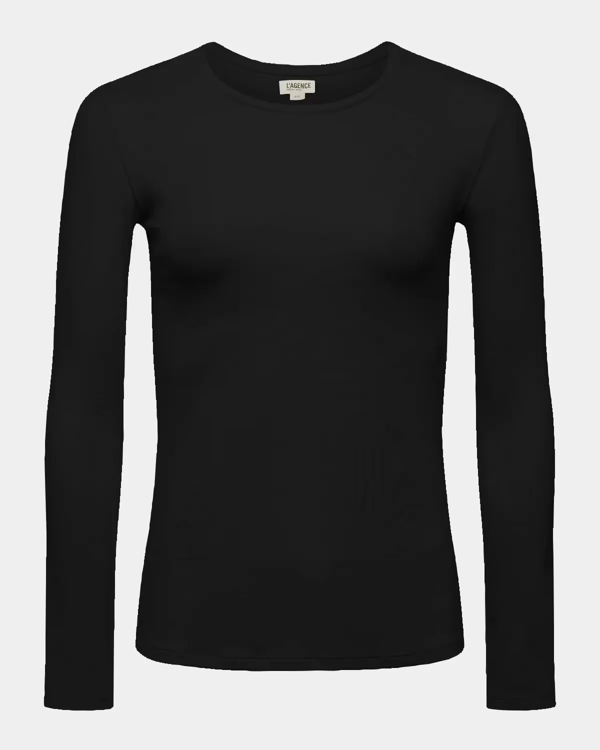 Tess Rib-Knit Crewneck T-Shirt