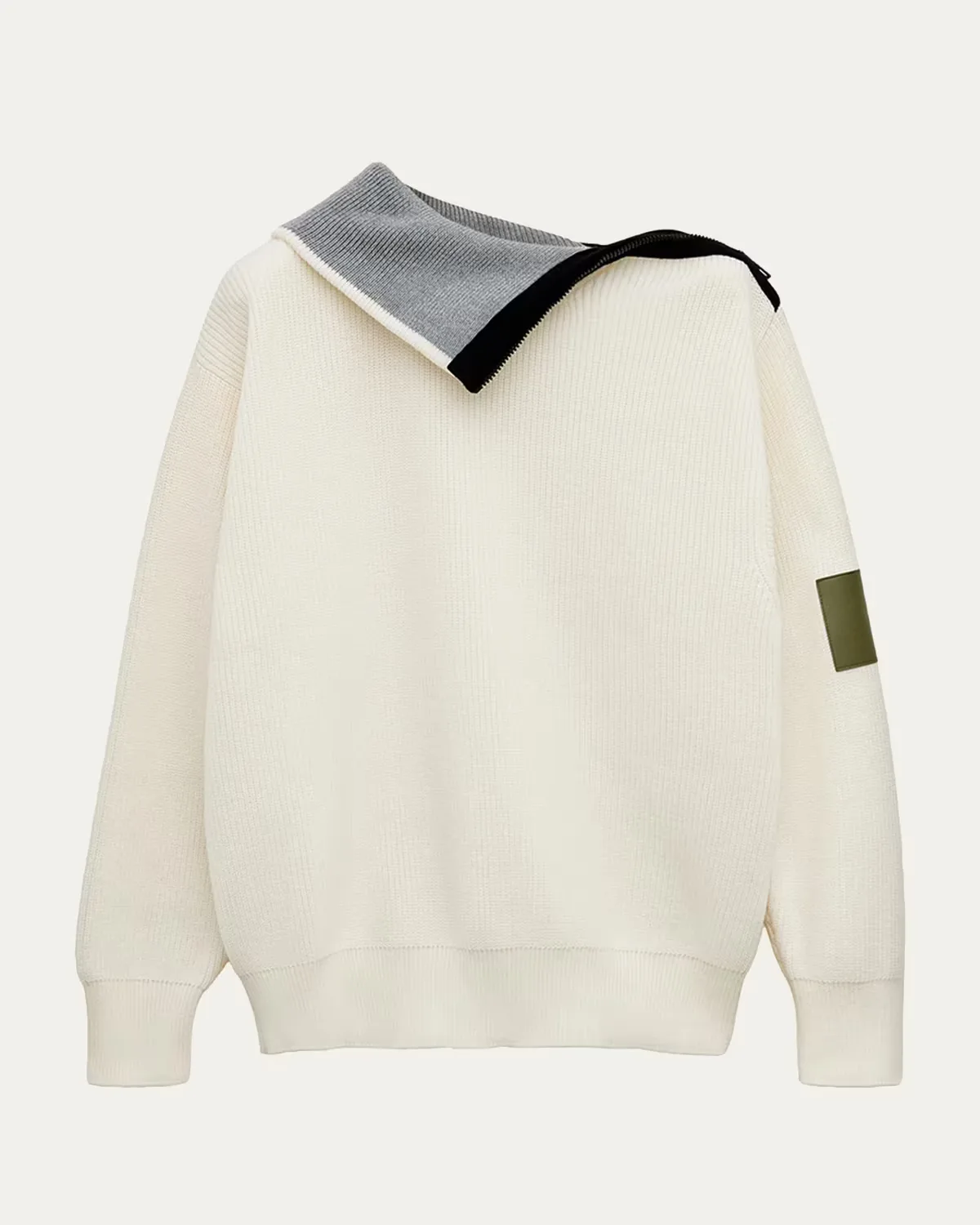 Cotton Zip-Front Sweater by LOEWE