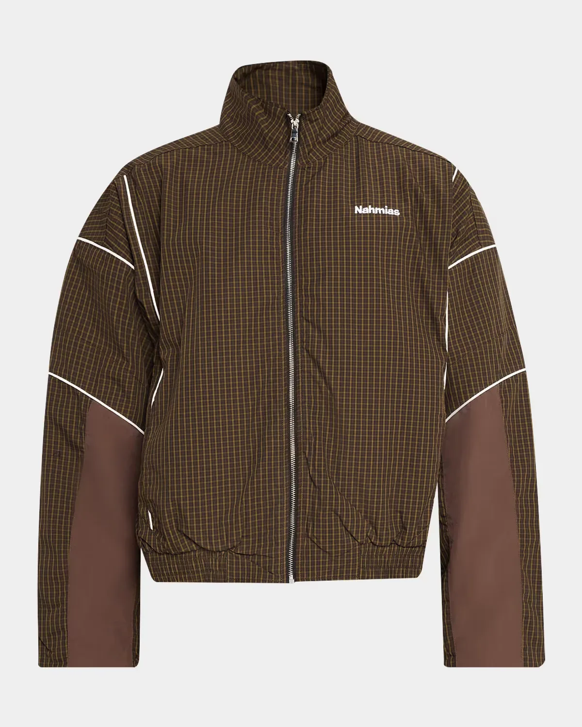 Grid Warm Up Drop Shoulder Jacket by NAHMIAS