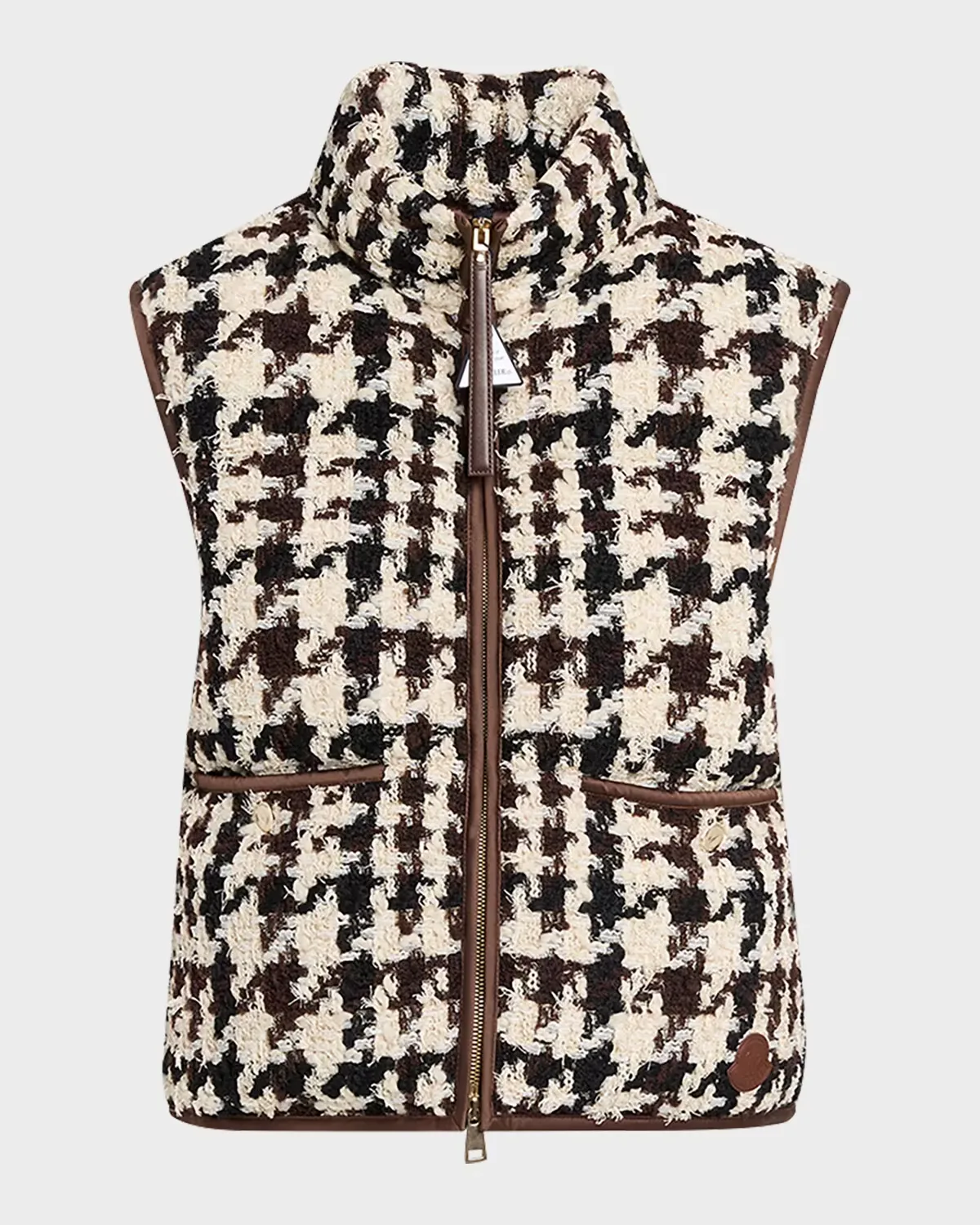 Emotionnalite Tweed Down Vest by Moncler